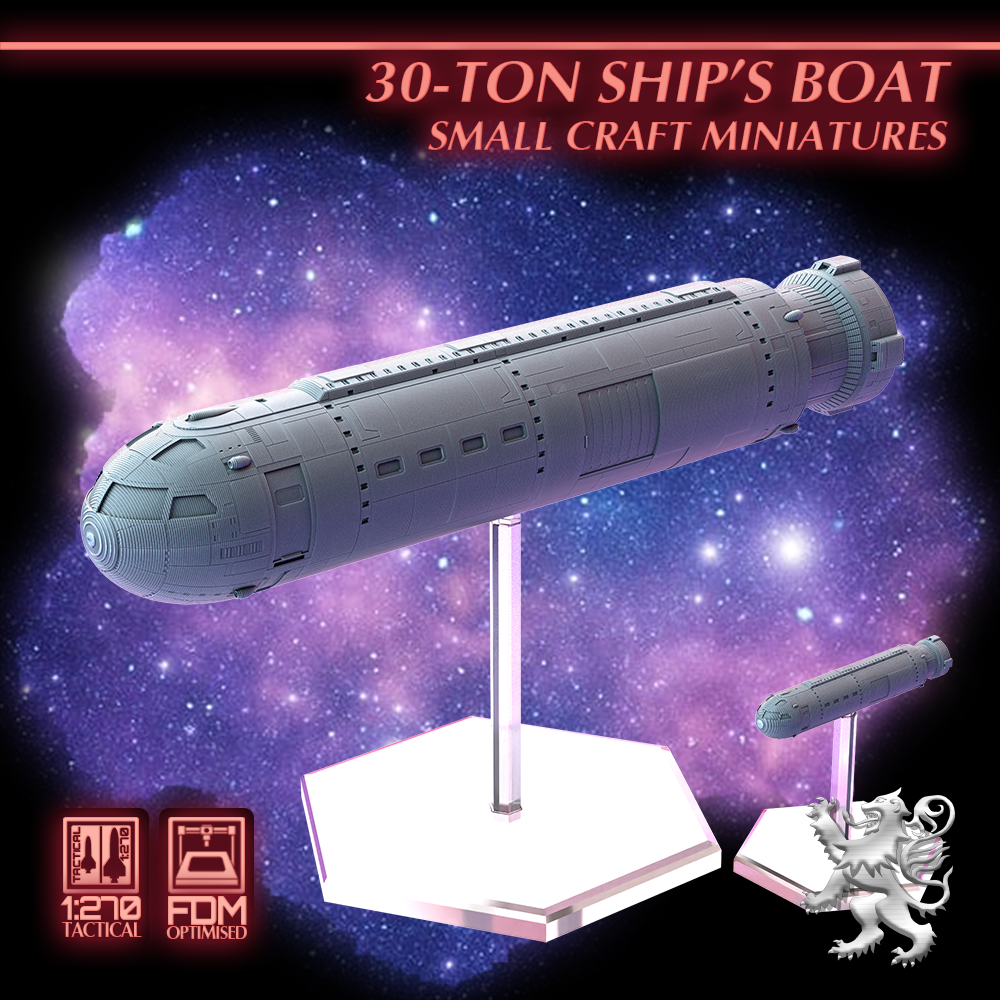 30-Ton Ship's Boat Traveller Miniatures